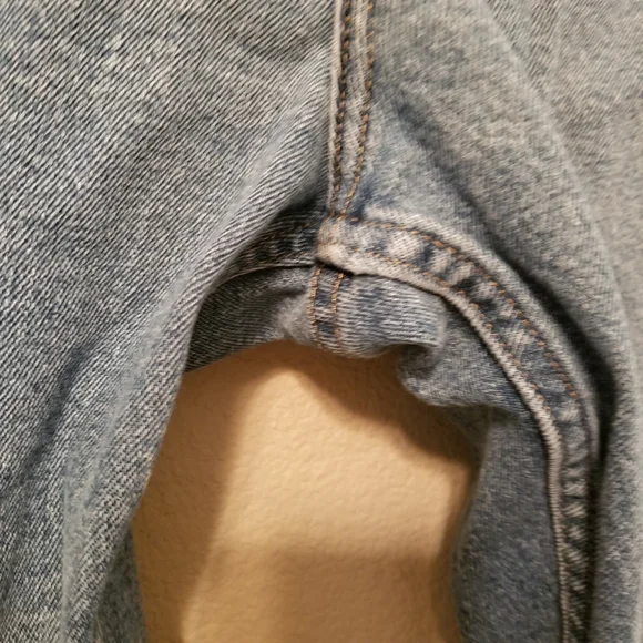 Wrangler Men's Blue Denim Jeans Size 32 X 32, Straight Leg 5 Pocket - Picture 10 of 10